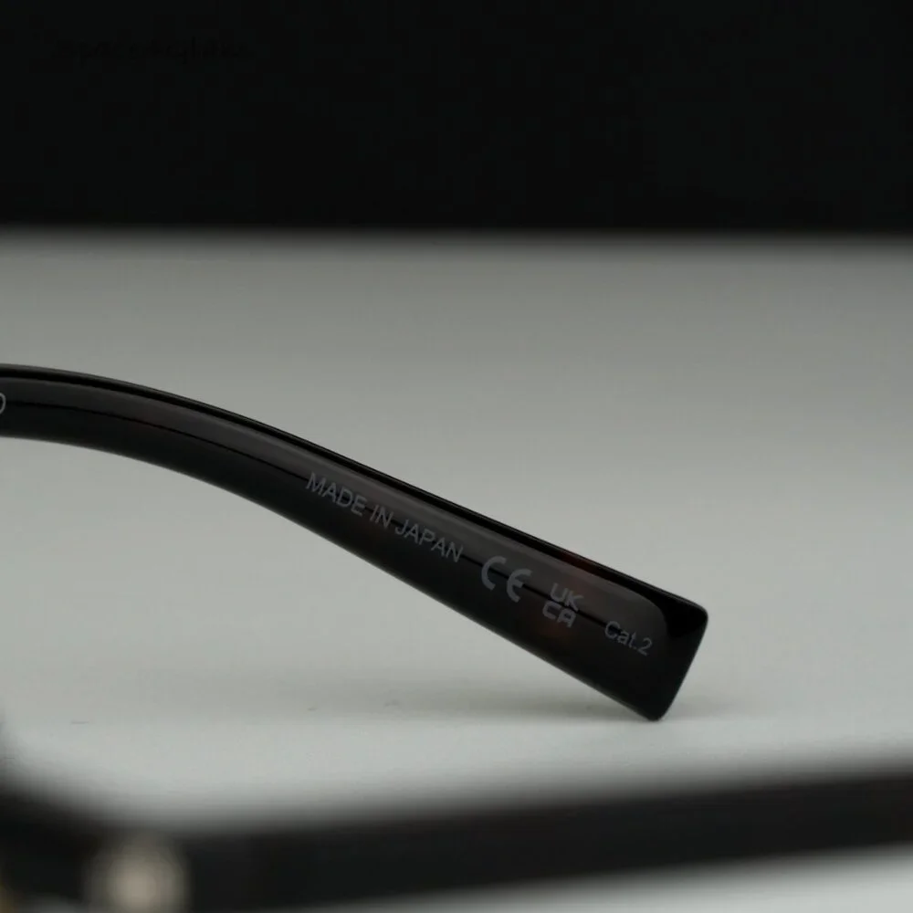 BRAND NEW Saint Laurent SL707 003 Grey Havana Nicotine Oval Unisex Sunglasses